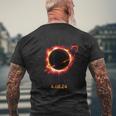 Solar Eclipse 40824 Full Totality Event 2024 Souvenir Men's T-shirt Back Print Gifts for Old Men