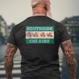 Southside Chi Rish Chicago Irish St Patricks Day Party Mens Back Print T-shirt Gifts for Old Men