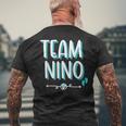 Spanish Gender Reveal Team Niño Boy Mexican Baby Party Men's T-shirt Back Print Gifts for Old Men