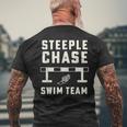 Splechase Swim Team Track And Field Men's T-shirt Back Print Gifts for Old Men