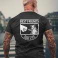 Squirrel Best Friend For Life Frontside Best Friend Mens Back Print T-shirt Gifts for Old Men