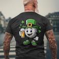 St Patrick's Day Irish Golf Ball Beer Golfing Golfer Men's T-shirt Back Print Gifts for Old Men