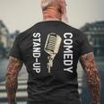 Stand-Up Comedy Comedian Men's T-shirt Back Print Gifts for Old Men