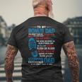 Step Father's Step Dad's Amazing Non Biological Dad Men's T-shirt Back Print Gifts for Old Men