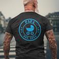 Stolzer Papa 2024 Werdender Papa Est 2024 T-Shirt mit Rückendruck Geschenke für alte Männer