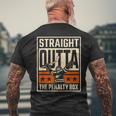 Straight Outta The Penalty Box Hockey Player Fan Lover Men's T-shirt Back Print Gifts for Old Men
