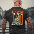 Stripping For A Living Powerline Father’S Day Electricians Men's T-shirt Back Print Gifts for Old Men