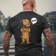 Sturer Airedale Terrier Dog T-Shirt mit Rückendruck Geschenke für alte Männer