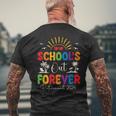 Summer Vacation Retro School's Out Forever Retirement 2024 Men's T-shirt Back Print Gifts for Old Men
