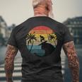 Surfing Vintage Retro Surf Culture Men's T-shirt Back Print Gifts for Old Men