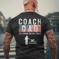 Swim Coach Dad Like A Normal Only Cooler Father Day 4Th July Men's T-shirt Back Print Gifts for Old Men