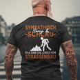 Sympathic And Schlau Strassenbau & Street Keeper Black S T-Shirt mit Rückendruck Geschenke für alte Männer