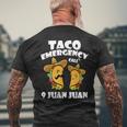 Taco Emergency Call 9 Juan Juan Cinco De Mayo Mexican Taco Men's T-shirt Back Print Gifts for Old Men