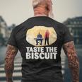 Taste The Biscuit Goodness Men's T-shirt Back Print Gifts for Old Men