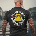 Teach Hope Love Inspire Autism Awareness For Teachers Men's T-shirt Back Print Gifts for Old Men