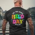 Teacher Student Field Day Let The Games Begin Field Day Men's T-shirt Back Print Gifts for Old Men