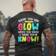 Teachers Students What You Show Testing Day Exam Men's T-shirt Back Print Gifts for Old Men