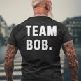 Team Bob Men's T-shirt Back Print Gifts for Old Men