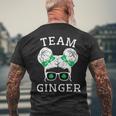 Team Ginger St Patrick's Day Irish Pride Men's T-shirt Back Print Gifts for Old Men