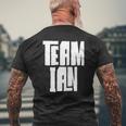 Team Ian Son Grandson Husband Dad Sports Family Group Mens Back Print T-shirt Gifts for Old Men