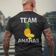 Team Pineapple On Pizza T-Shirt mit Rückendruck Geschenke für alte Männer