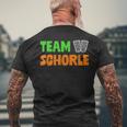 Team Schorle Dubbegläser T-Shirt mit Rückendruck Geschenke für alte Männer