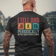 I Tell Dad Jokes Periodically Father's Day Dad Joke Men's T-shirt Back Print Gifts for Old Men