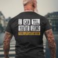 I Can Tell You're Lying Your Lips Are Moving Sarcasm Men's T-shirt Back Print Gifts for Old Men