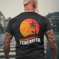 Tenerife Sunset T-Shirt mit Rückendruck Geschenke für alte Männer