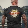 Teneriffa Papagei Kanarische Inseln Spanienintage Souvenir S T-Shirt mit Rückendruck Geschenke für alte Männer