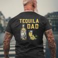 Tequila Dad Mexican Drinker Father's Day Mens Back Print T-shirt Gifts for Old Men
