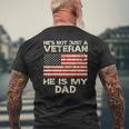 Thank You For Your Services Patriotic Veterans Day Mens Back Print T-shirt Gifts for Old Men
