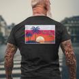 Tico Time Relax Surf Culture Sunset Costa Rican Surfers Men's T-shirt Back Print Gifts for Old Men