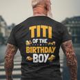 Titi Of The Birthday Boy Construction Worker Bday Party Men's T-shirt Back Print Gifts for Old Men