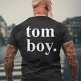 Tomboy Clothes Trendy Best Men's T-shirt Back Print Gifts for Old Men