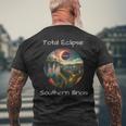 Total Eclipse Southern Illinois Usa Totality April 8 2024 Men's T-shirt Back Print Gifts for Old Men