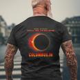 Total Solar Eclipse 2024 Columbus Indiana Men's T-shirt Back Print Gifts for Old Men