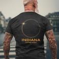 Total Solar Eclipse 2024 Totality Indiana Men's T-shirt Back Print Gifts for Old Men