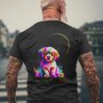 Total Solar Eclipse Dog 2024 Totality Spring April 4 2024 Men's T-shirt Back Print Gifts for Old Men
