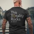This Totality Rocks 2024 Solar Eclipse April 08 2024 Men's T-shirt Back Print Gifts for Old Men