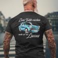 Trabant 601 Zwei Takte Reichen Mehr Ist Nur Luxury S T-Shirt mit Rückendruck Geschenke für alte Männer