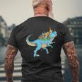 Trex Tyrannosaurus Dinosaur T-Rex T-Shirt mit Rückendruck Geschenke für alte Männer