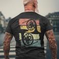 Trompas Dibujo Trompa Instrumento Musical Camiseta Hombre Estampado Espalda Regalos para ancianos