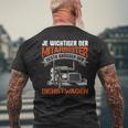 Truck Driver Truck Slogan T-Shirt mit Rückendruck Geschenke für alte Männer
