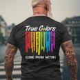 True Colors Heart Puzzle Inspirational Autism Awareness Men's T-shirt Back Print Gifts for Old Men