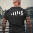 Trumpet Evolution Trumpet T-Shirt mit Rückendruck Geschenke für alte Männer