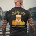 Trumpkin Spice Thanksgiving Making Everything Great Men's T-shirt Back Print Gifts for Old Men