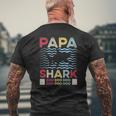 Ts Graphic Papa Shark For Cool Dads Mens Back Print T-shirt Gifts for Old Men