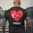 Turkey Flag Jersey T-Shirt mit Rückendruck Geschenke für alte Männer