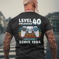 Turning 40 Birthday Decorations 40Th Bday 1984 Birthday Men's T-shirt Back Print Gifts for Old Men